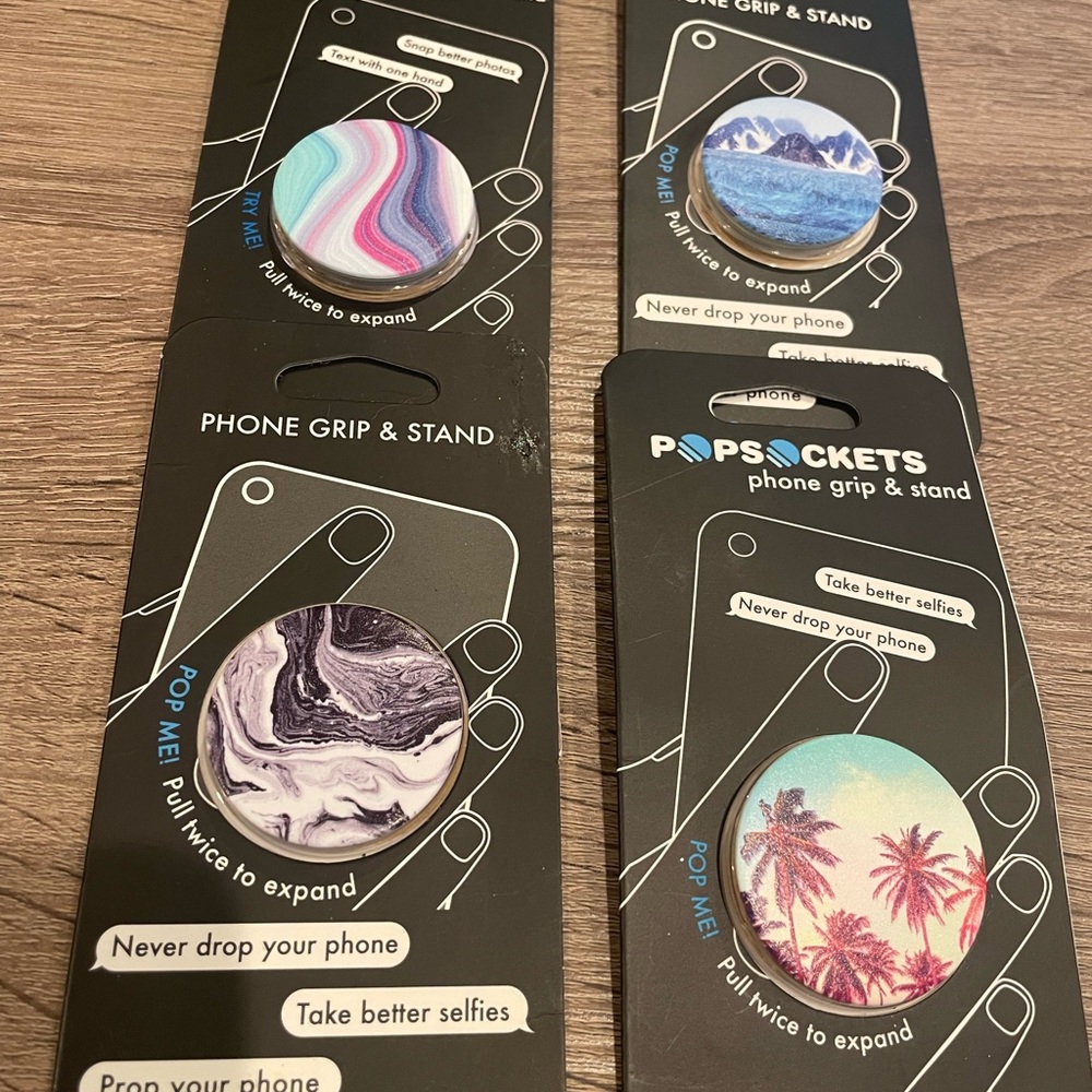 Pop Socket Authentic Set of 4